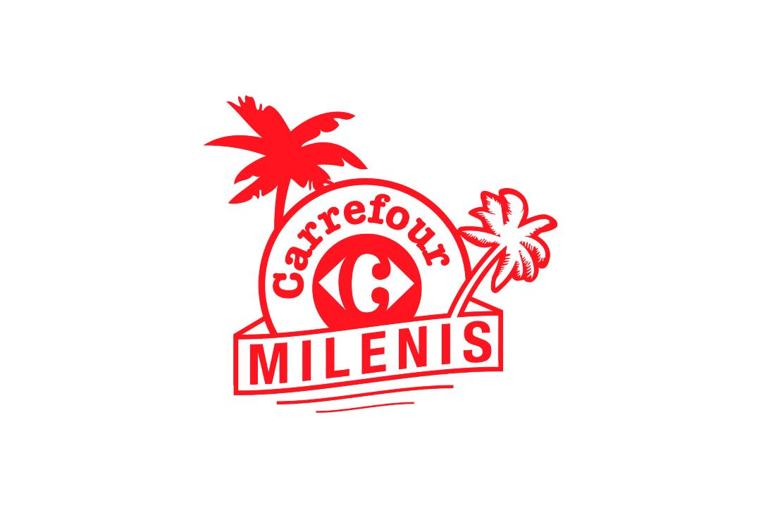 logo association des commer‡ants Milenis